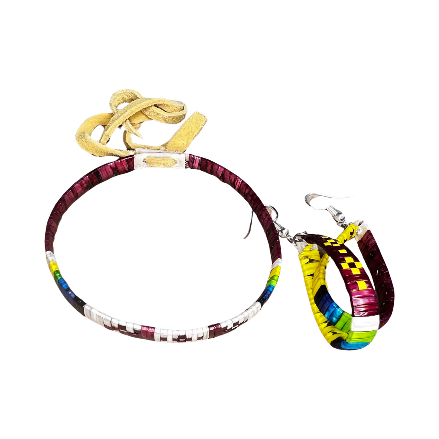 AP Quill Bracelet and Earrings Set