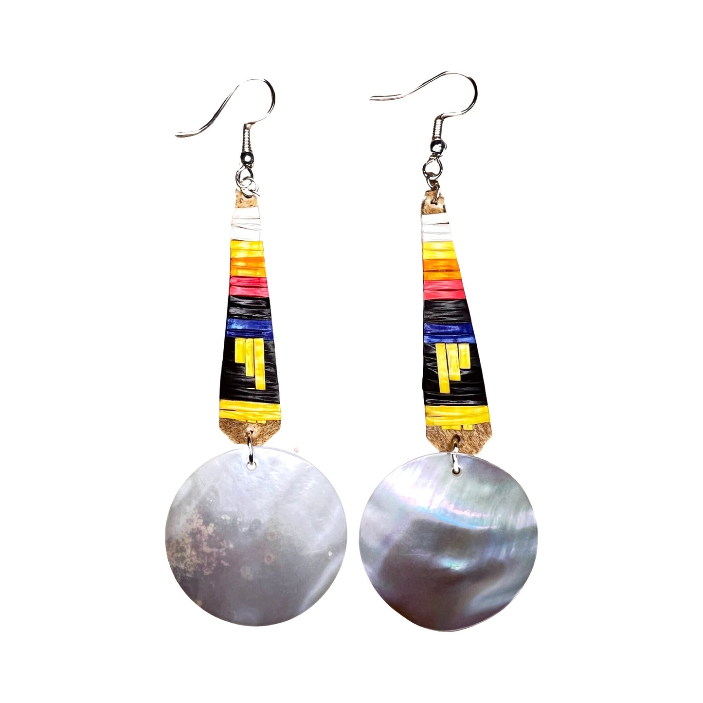 TRC Quill & Abalone Earrings