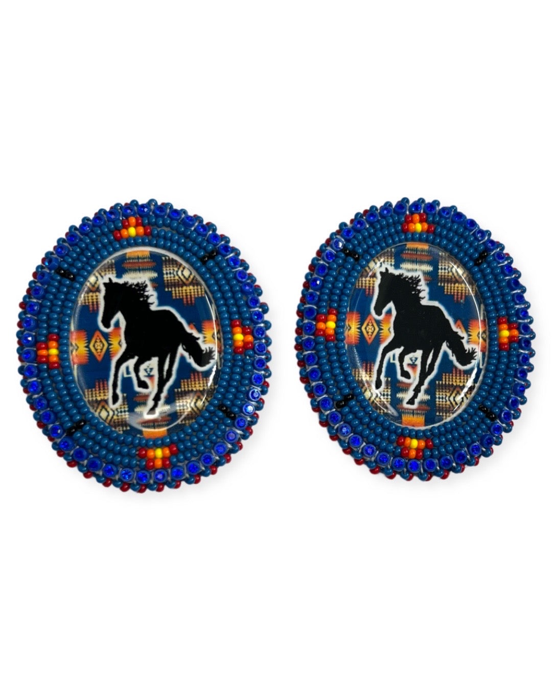 SBE Beaded Cab Earrings