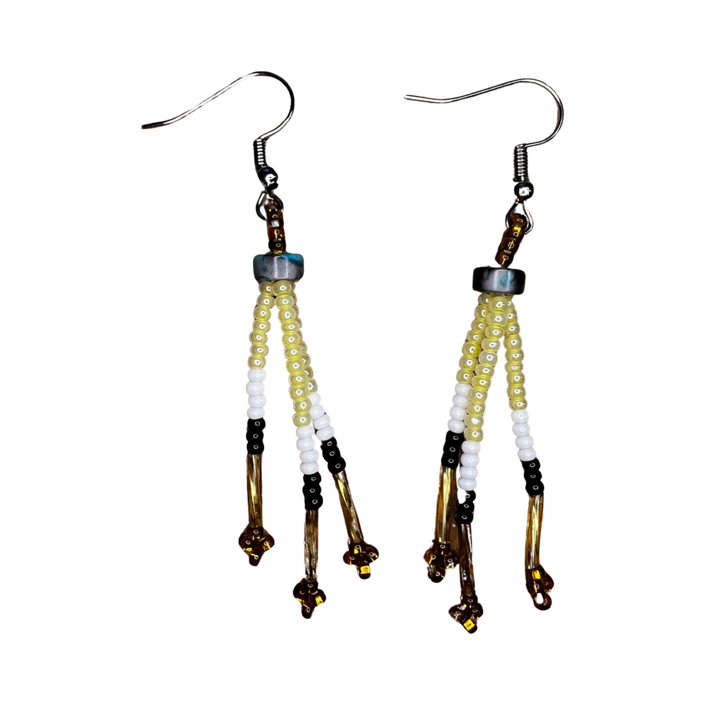 LZ Beaded Dangle Earrings