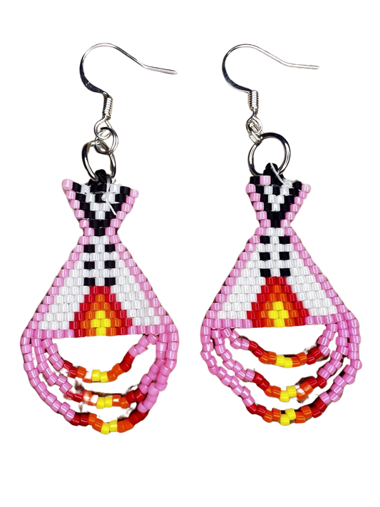 MirRC Beaded Tipi Earrings