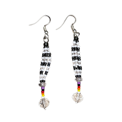 LZ Beaded Dangle Earrings