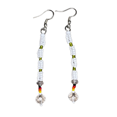 LZ Beaded Dangle Earrings