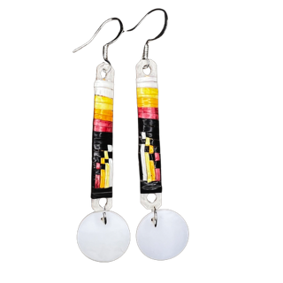 TRC Quill & Abalone Earrings