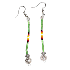 LZ Beaded Dangle Earrings