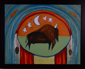 Buffalo Moon Night Shield