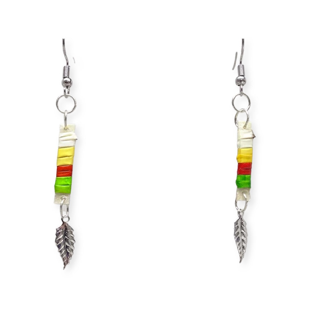 BRC Slat w/Charm Earring