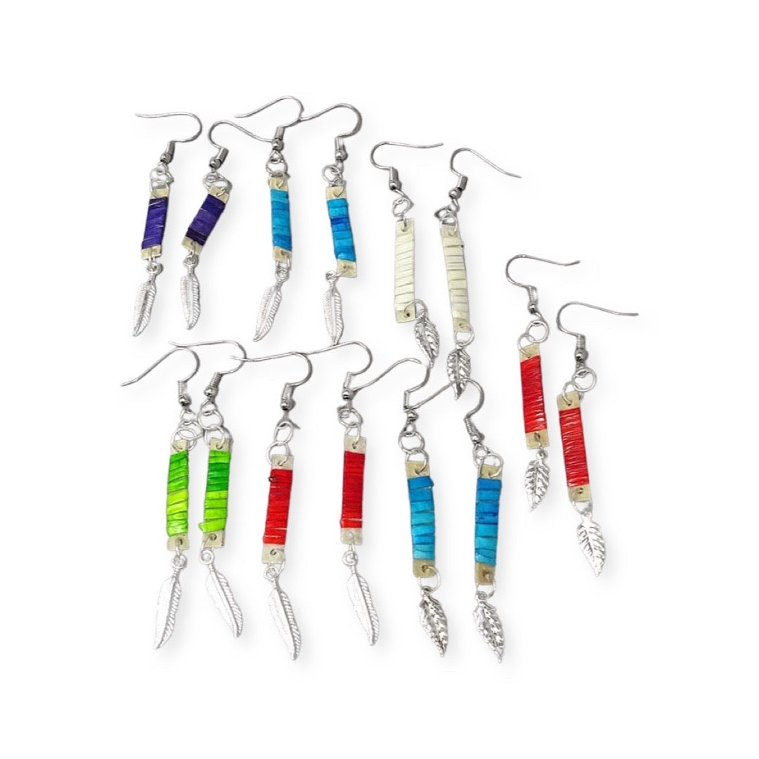 BRC Slat w/Charm Earring