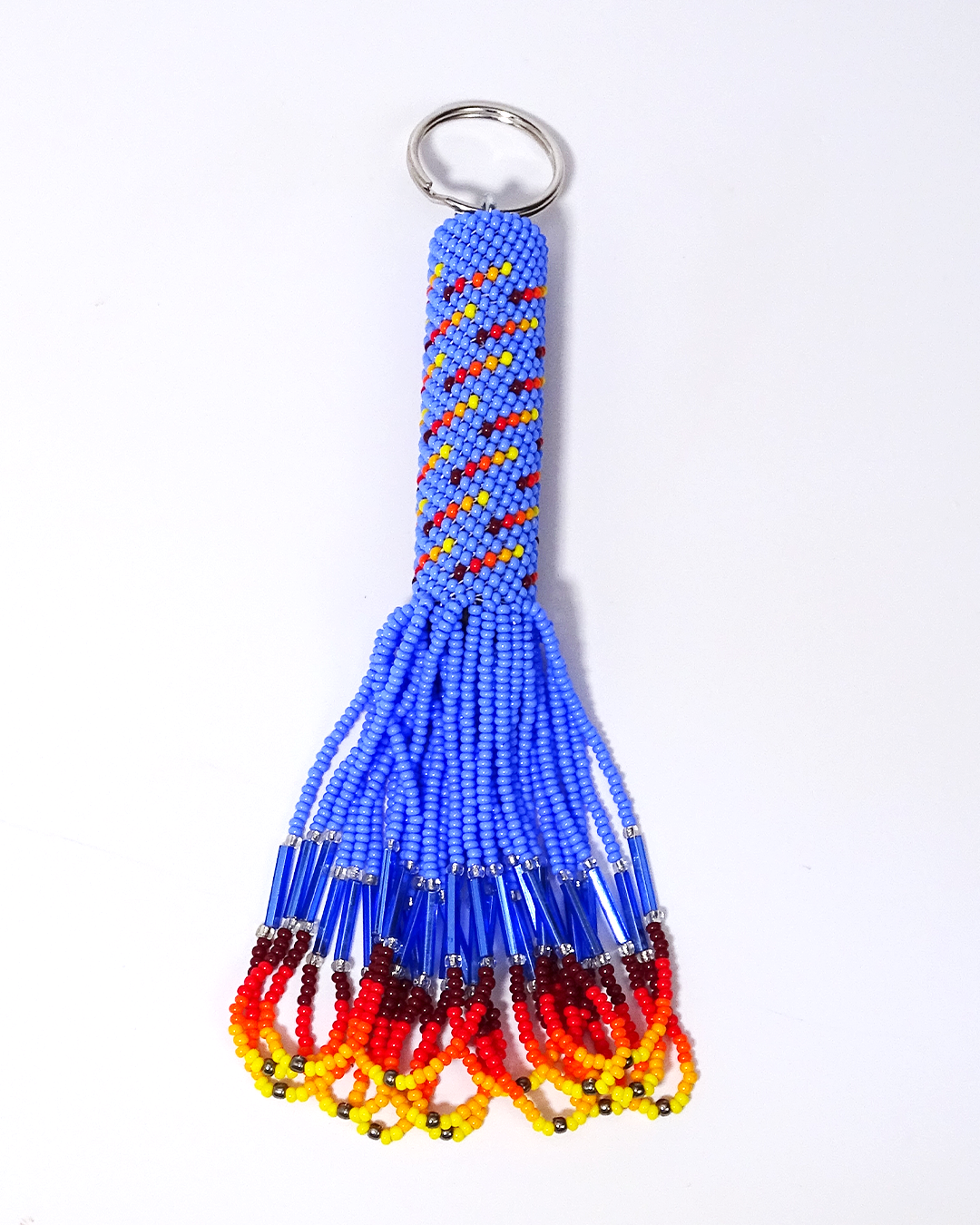 EG Large Beaded Keychain