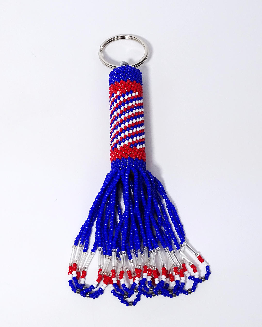 EG Large Beaded Keychain