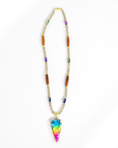 CP Glass Arrowhead Necklace