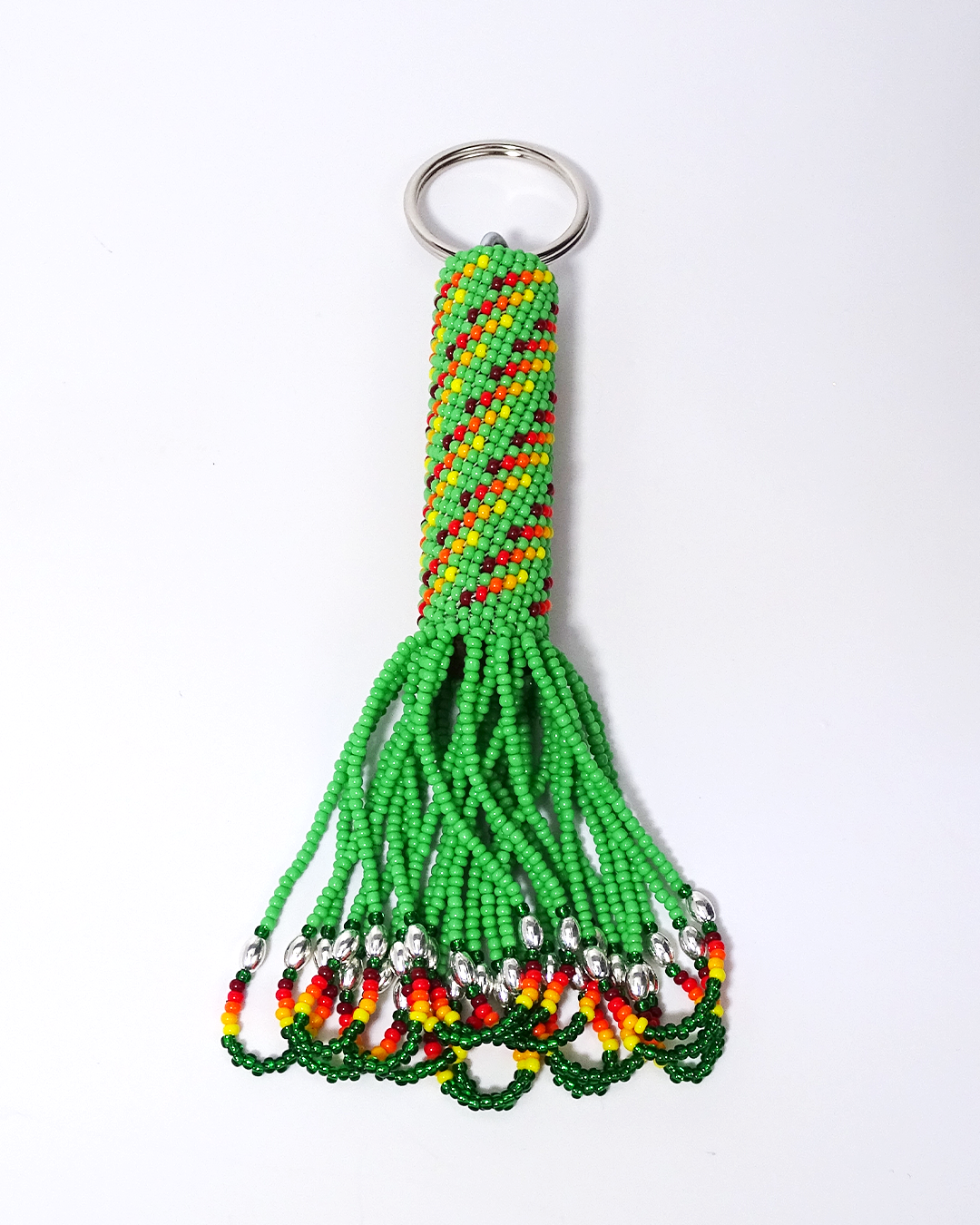 EG Large Beaded Keychain