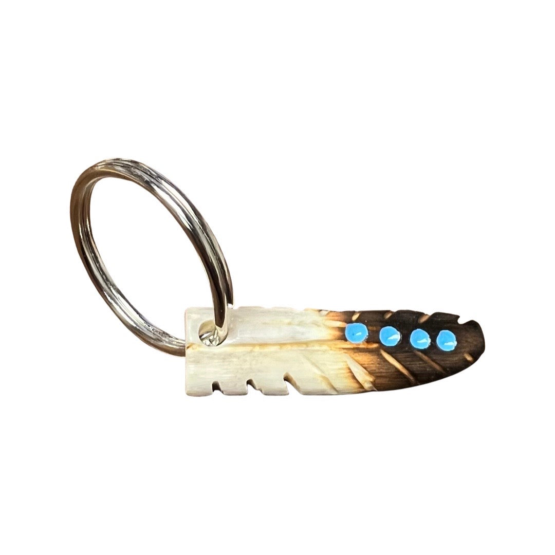 CBSL Feather Dots Keychain