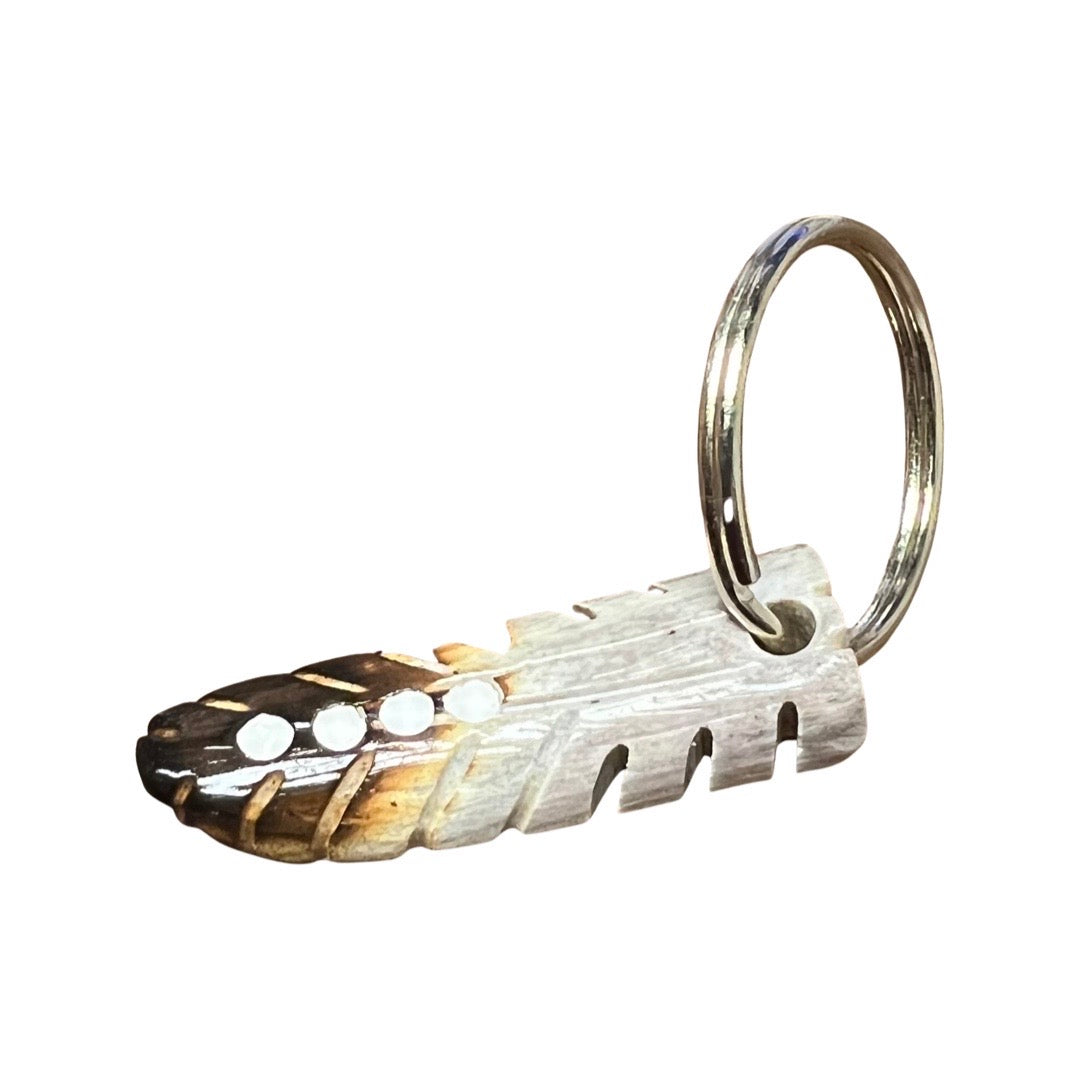 CBSL Feather Dots Keychain