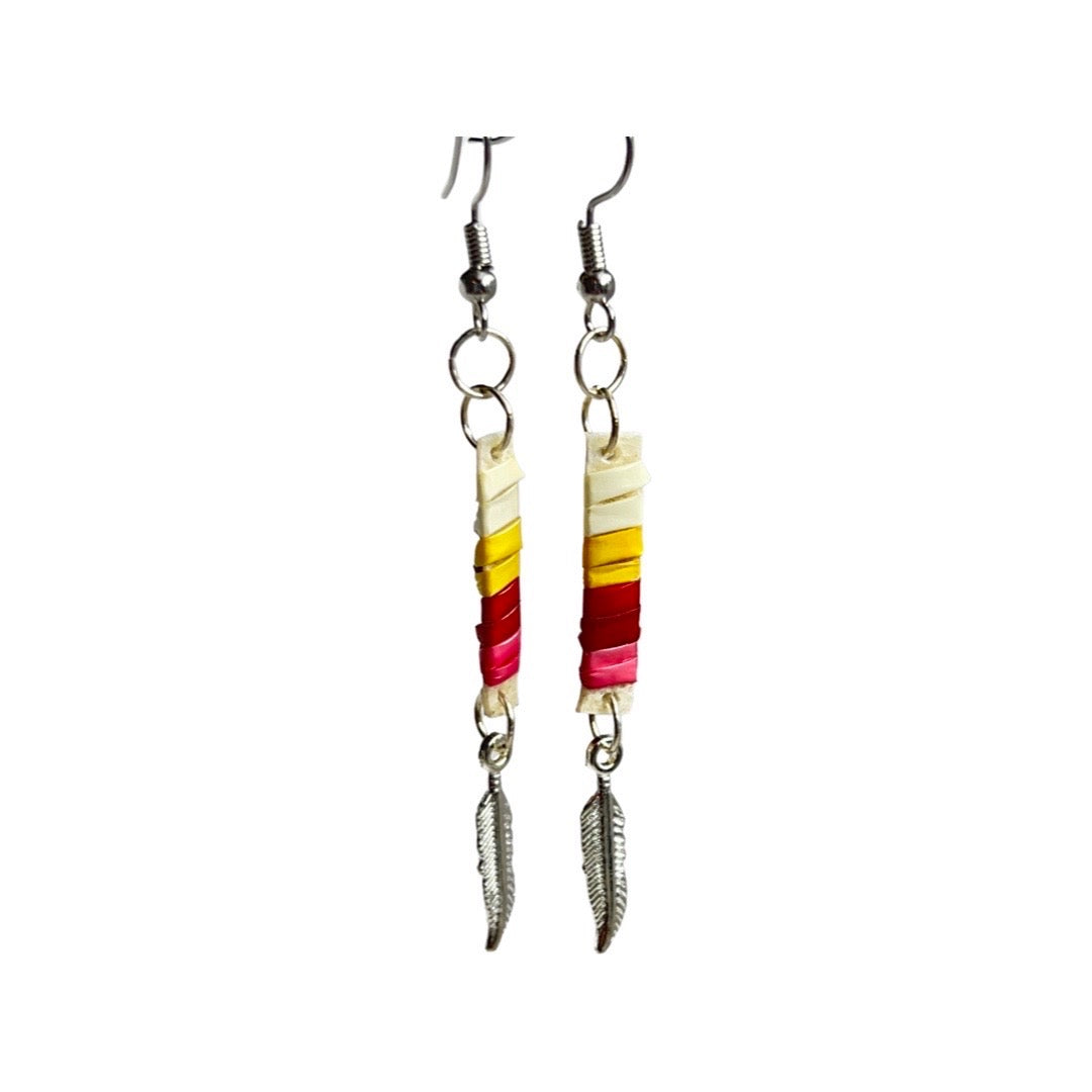 BRC Slat w/Charm Earring