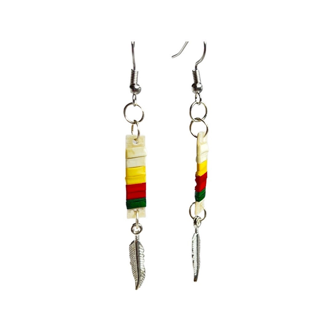 BRC Slat w/Charm Earring