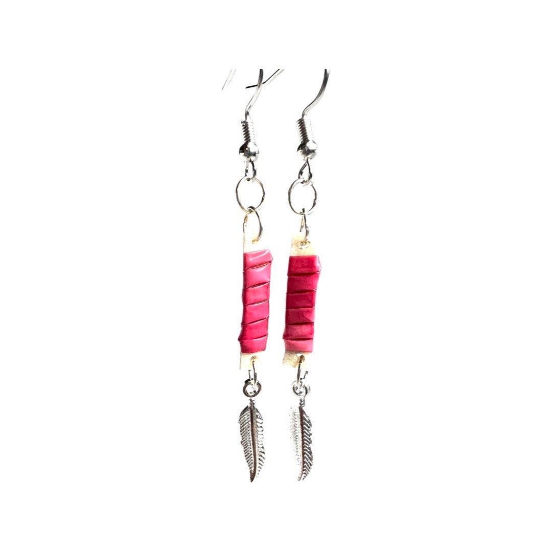 BRC Slat w/Charm Earring