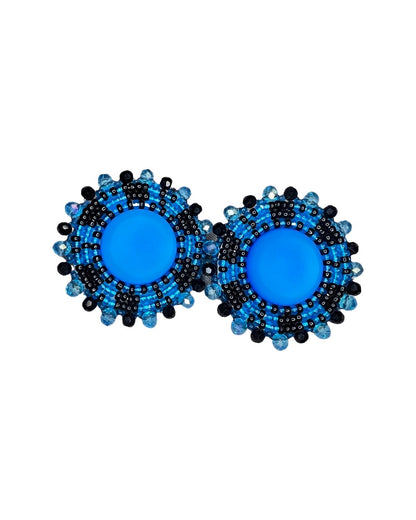 DH Frosted Center Earring