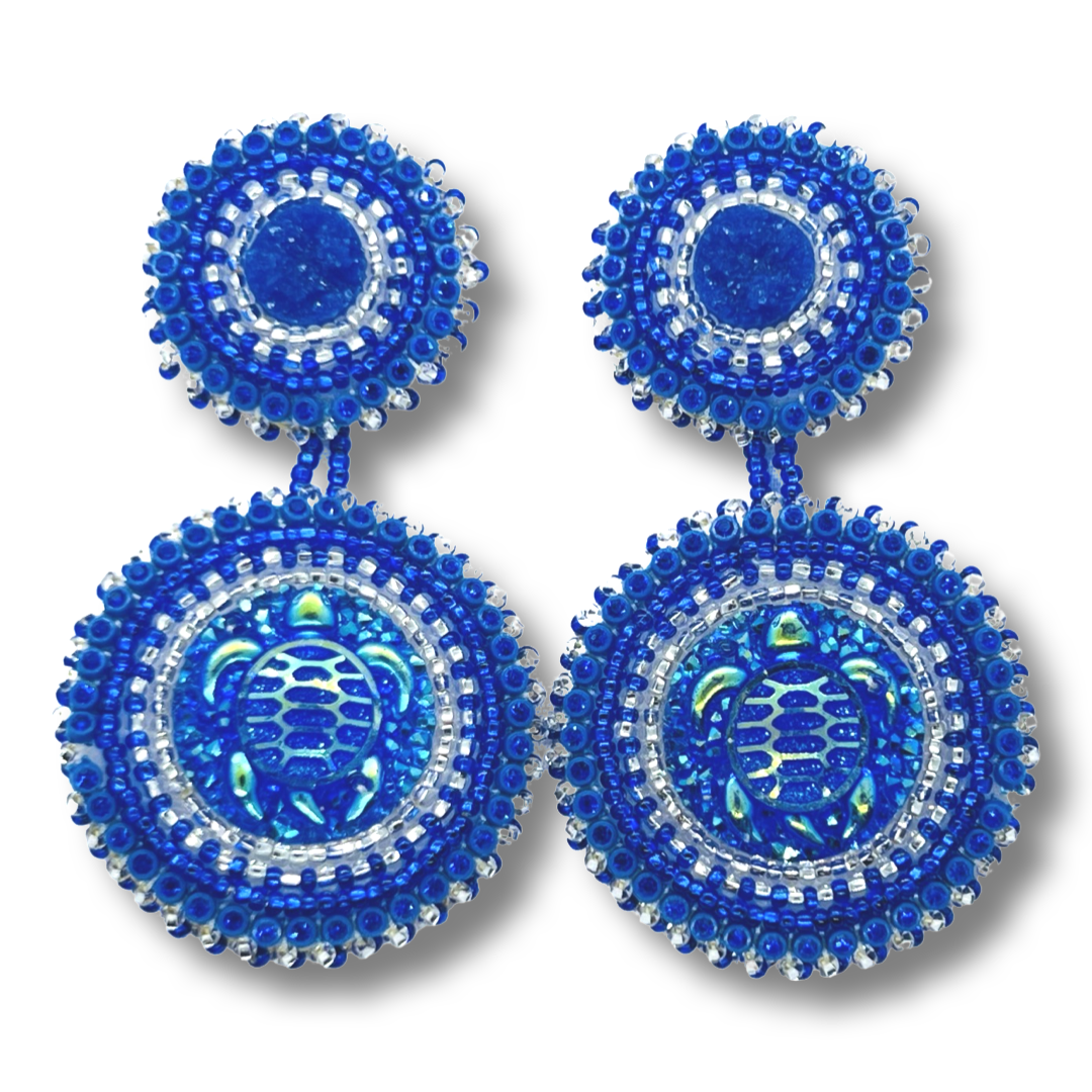 SBE Beaded Cab Earrings