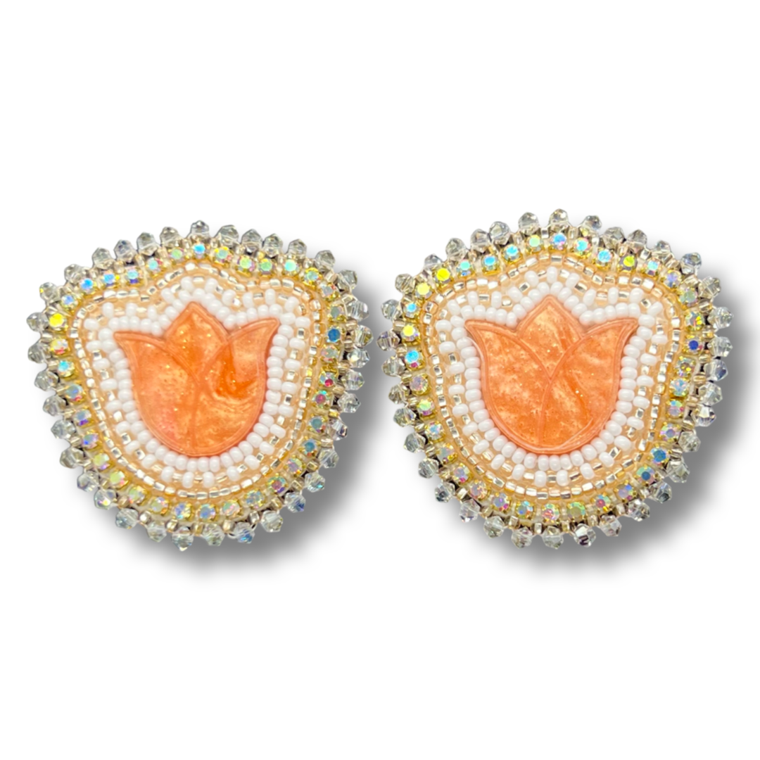 SBE Beaded Cab Earrings