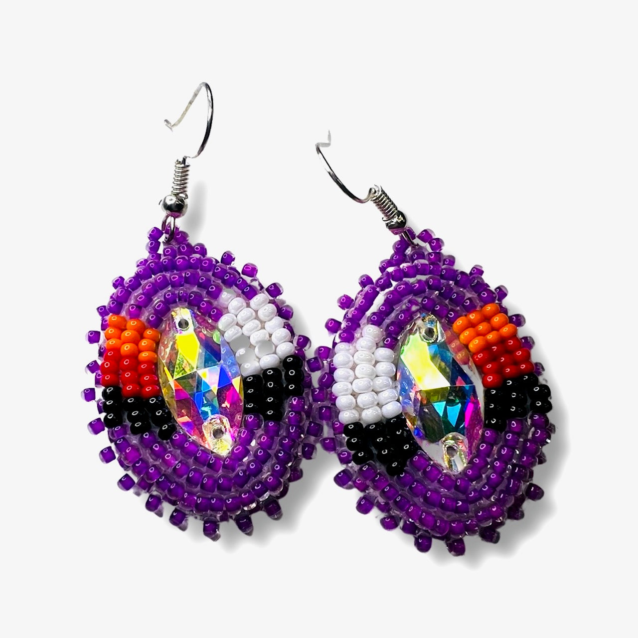 RF Beaded Gemstone Earrings