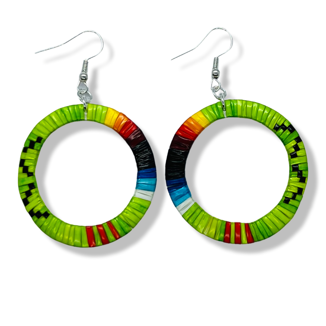 NF Circle Quill Earrings