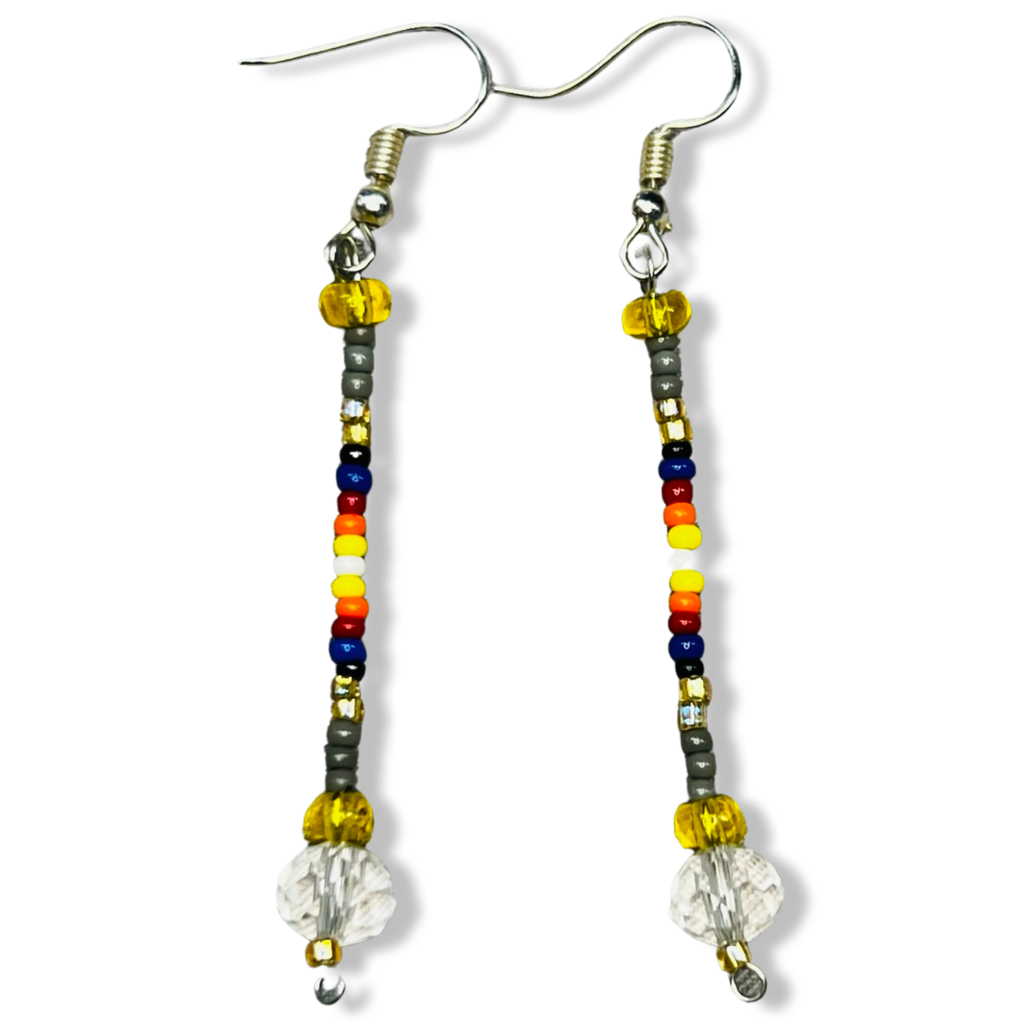 LZ Beaded Dangle Earrings